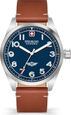 Produktbild von SWISS MILITARY HANOWA Herrenuhr Quarzuhr braun / blau onesize Herren 42 SMWGA2100401, SMWGA2100402, SMWGA2100404
