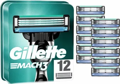 Produktbild von Gillette Rasierklingen Mach3 - 12 Klingen