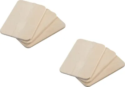 Produktbild von KESPER | Frühstücksbrettchen | 6er Pack | Birkenholz | Holz Schneidbrett für den täglichen Gebrauch | ideal zum servieren von Speisen