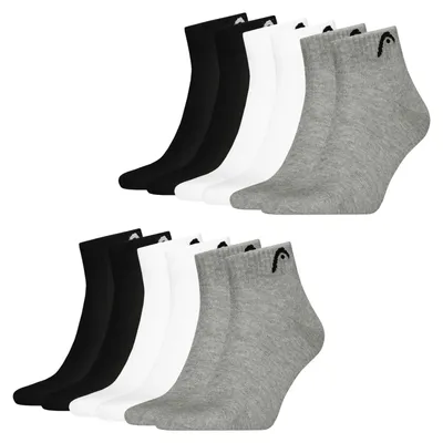 Produktbild von 6 Paar HEAD Uni Quarter All Sports Training Socks