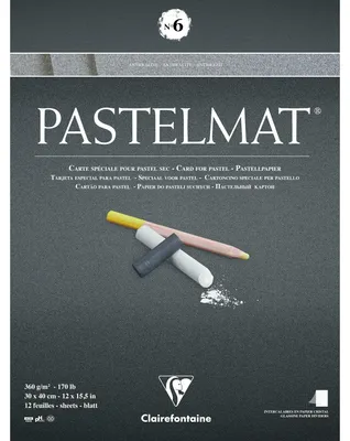 Produktbild von Clairefontaine 3329680960501, Kunstpapier, 360 g/m², 12 Blätter