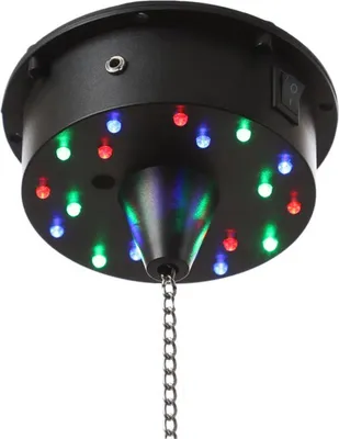 Spiegelkugel Motor mit LED Farbwechsler bis 20cm Kugeln - MBM-203RGBW - Batteriebetrieb
