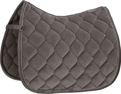 Produktbild von Eskadron Schabracke " VELVET CRYSTAL " mit Polyester - Biese Form - Dressur Farbe - fossil