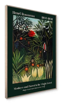 Produktbild von STYLER Wandbild 50x70 cm Virgin Forest Naturbild Waldmotiv Pflanzenbild ARTBOX Wanddeko Wohnzimmer Schlafzimmer Rahmen Design