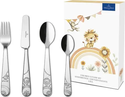 Obrázek produktu pro Villeroy & Boch Boho Kids / Roar like a Lion Kinderbesteck 4tlg.