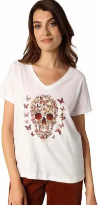 Immagine prodotto di Deeluxe Beskull Maglietta a maniche corte Bianco L Donna Bianco L