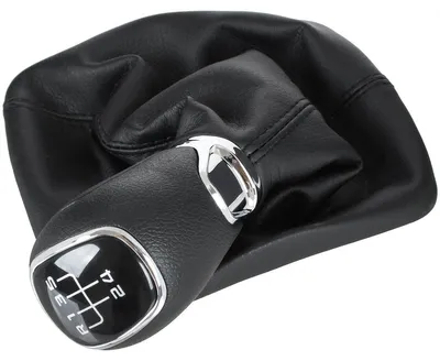 Produktbild von Schaltknauf + Schaltmanschette für Skoda Octavia II 1Z 2007-2014 5-Gang schwarz