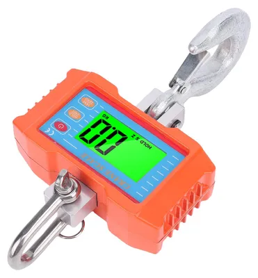Zdjęcie produktu dla Cyfrowa waga do podnoszenia, 1000 kg, 2200 lb, precyzyjny wyświetlacz LED, przemysłowa waga wisząca z pilotem, przeznaczona do zastosowań w rolnictwie i na budowach