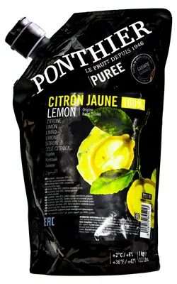 Produktbild von Ponthier ZITRONEN PÜREE Zitrus-Frucht-Püree 1KG