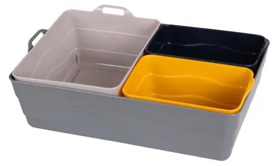 Image de DOCHTMANN Organiseur en plastique, lot de 4