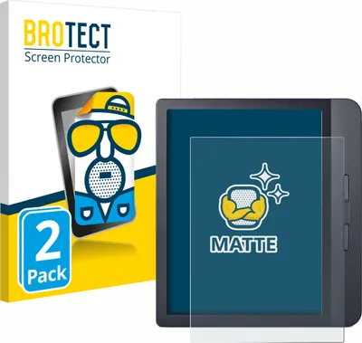 Produktbild von 2x BROTECT Schutzfolie für Kobo Libra H2O / Colour 2024 Displayschutz Displayschutzfolie Folie Matt Entspiegelungsfolie