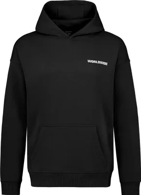 Produktbild von Kapuzenpullover mit Kängurutasche und Logoprint |