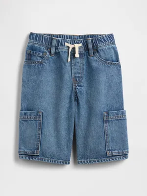 Produktbild von GAP Denim-Cargo-Shorts für Kinder 723876-00__L