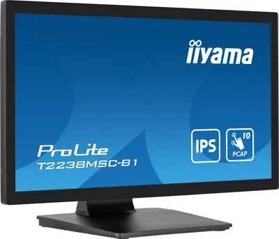 Produktbild von iiyama ProLite T2238MSC-B1 Computerbildschirm 54,6 cm (21.5") 1920 x 1080 Pixel Full HD LED Touchscreen Schwarz