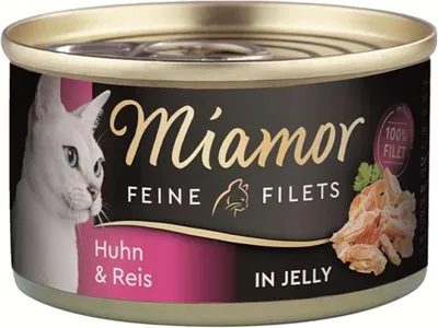 Produktbild von Miamor - Feine Filets Dose 24x100g | Huhn & Reis