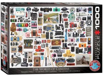 Obrázok produktu pre Puzzle 1000 elementów Świat Aparatów fotograficznych
