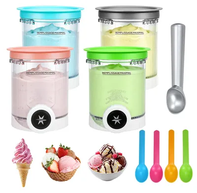 4 CREAMi-Behälter 480 ml, BPA-frei, spülmaschinengeeignet