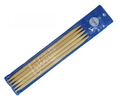 Bambus Nadelspiel Strumpfstricknadeln 20 cm mal 7.0 mm