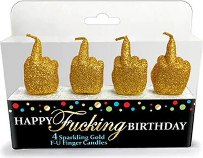 Produktbild von Happy F'ing Birthday Kerzenset