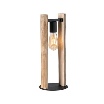 Produktbild von LABEL51 – Tischlampe Woody – 18 x 18 x 45 cm – Baumstamm