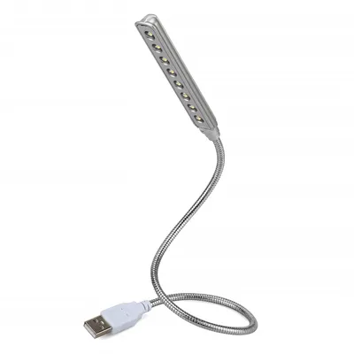 Image de Lampe de lecture USB à 8 LED ultra-lumineuses pour regarder la télévision ou lire la nuit - Daffodil ULT05S