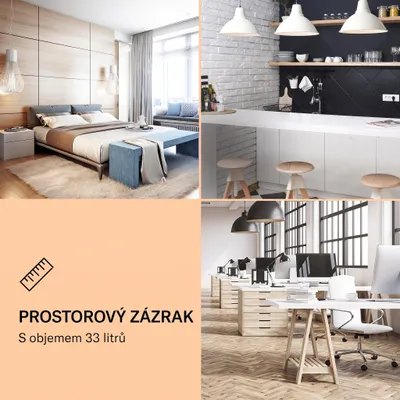 Obrázek produktu pro KlarsteinBeersafe M Crystal White, lednice, 33 l, 2 police, panoramatické skleněné dveře, nerezová ocel