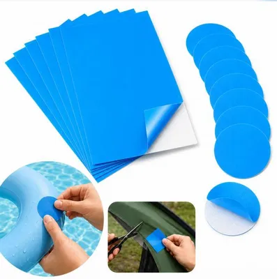 Produktbild von 20-teiliges Unterwasser-Pool-Reparaturset,wasserdichtes Reparaturband, PVC-Pool-Reparaturset für Wasserbetten, Swimmingpools und aufblasbare Pools