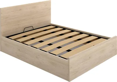 Produktbild von Doppelbett Piglione,  197x158h95 cm,  Eiche