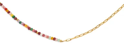 Produktbild von SINGULARU Halskette Chic Amalia Edelstahl vergoldet Damenschmuck