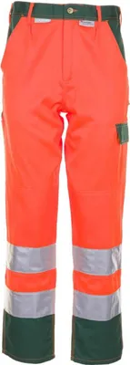 Produktbild von Planam Warnschutz Bundhose zweifarbig Gr. 42 orange/grün
