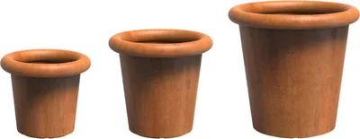 Produktbild von Adezz TUBE Pflanzgefäß aus Corten-Stahl Wetterfest Pflanzkübel Blumentopf