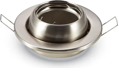 Immagine prodotto di V-TAC GU10 Lente da soffitto regolabile ad angolo tondo satinata VT-780