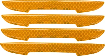 Image de Compass 34314 - Protecteur de porte autocollant DELTA jaune 4pcs