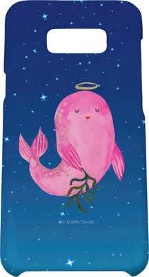 Produktbild von Mr. & Mrs. Panda Samsung Galaxy S8 plus Handyhülle  Sternzeichen Jungfrau - Sternenhimmel Blau - Geschenk, Handy, Cover, Jungfer, Hülle, Geburtstag September, Case