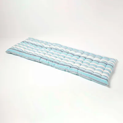 Obrázek produktu pro HOMESCAPES Polštář na 3místnou lavici New England s tartanovým vzorem, 100% bavlna