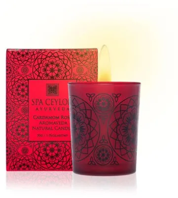 Produktbild von Natürliche Aroma-Kerze – Kardamom und Rose – CARDAMOM ROSE