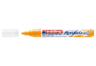 Produktbild von Edding 5100 Acrylmarker Medium, Gelb, Gelb, Medium, 2 mm, 3 mm, Tinte auf Wasserbasis