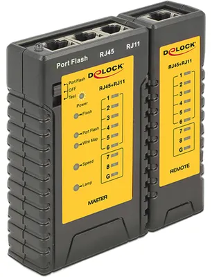 Image de Delock Cable Tester + Portfinder - Netzwerktester-Set (86407)