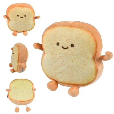 Produktbild von Lustiges Toastbrot Kuschelkissen aus Plüsch