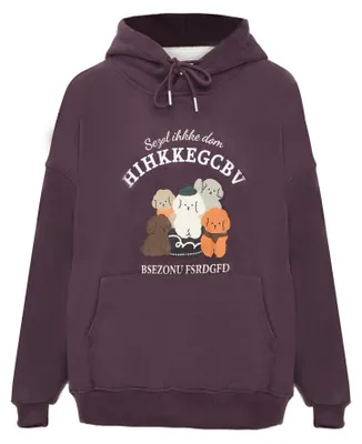 Produktbild von CALEY  Damen Kapuzenpulli - Lila, XS/S