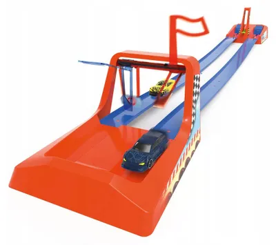 Produktbild von Playtive Rennstrecke mit Abschussrampe + 2 Autos