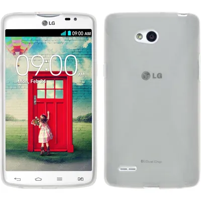 Produktbild von PhoneNatic Case kompatibel mit LG L80 Dual - clear Silikon Hülle X-Style + 2 Schutzfolien