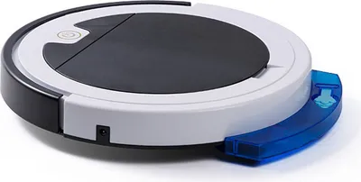 Imagen del producto de Robot aspirador inteligente AIORBER con control remoto, adecuado para diferentes tipos de suelos y entornos, silencioso, duradero, de color blanco