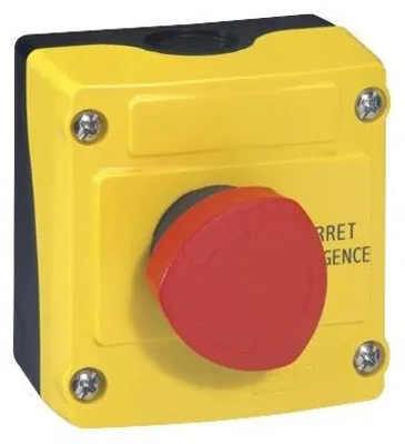 Image de Boîte Coup De Poing Legrand Arrêt D'urgence Sécurisé - Legrand