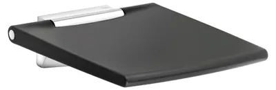 Produktbild von Keuco Plan Care Klappsitz zur Wandmontage verchromt/schwarzgrau - 34983010037