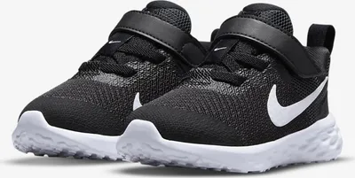 Produktbild von Nike Kids Sneaker 'Revolution 6 NN (PSV)' black/white-dk smoke grey, Kinder:29.5 EU