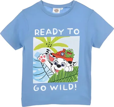 Produktbild von Paw Patrol Marshall Kinder Jungen kurzarm T-Shirt Shirt – Blau / 116
