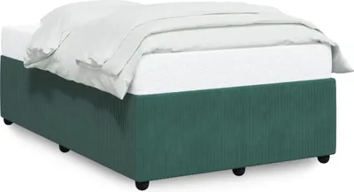 Immagine prodotto di Maison Exclusive - Struttura letto senza materasso Verde scuro 120x200 cm Velluto