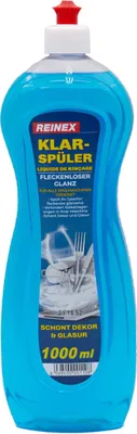 Produktbild von REINEX Klarspüler 1000 ml 1l Geschirrspülmaschine Küchenreiniger Geschirr Glanz