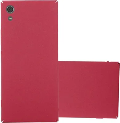 Produktbild von Cadorabo Schutzhülle für Sony Xperia XA1 Hülle in Rot Etui Hard Case Handyhülle Cover